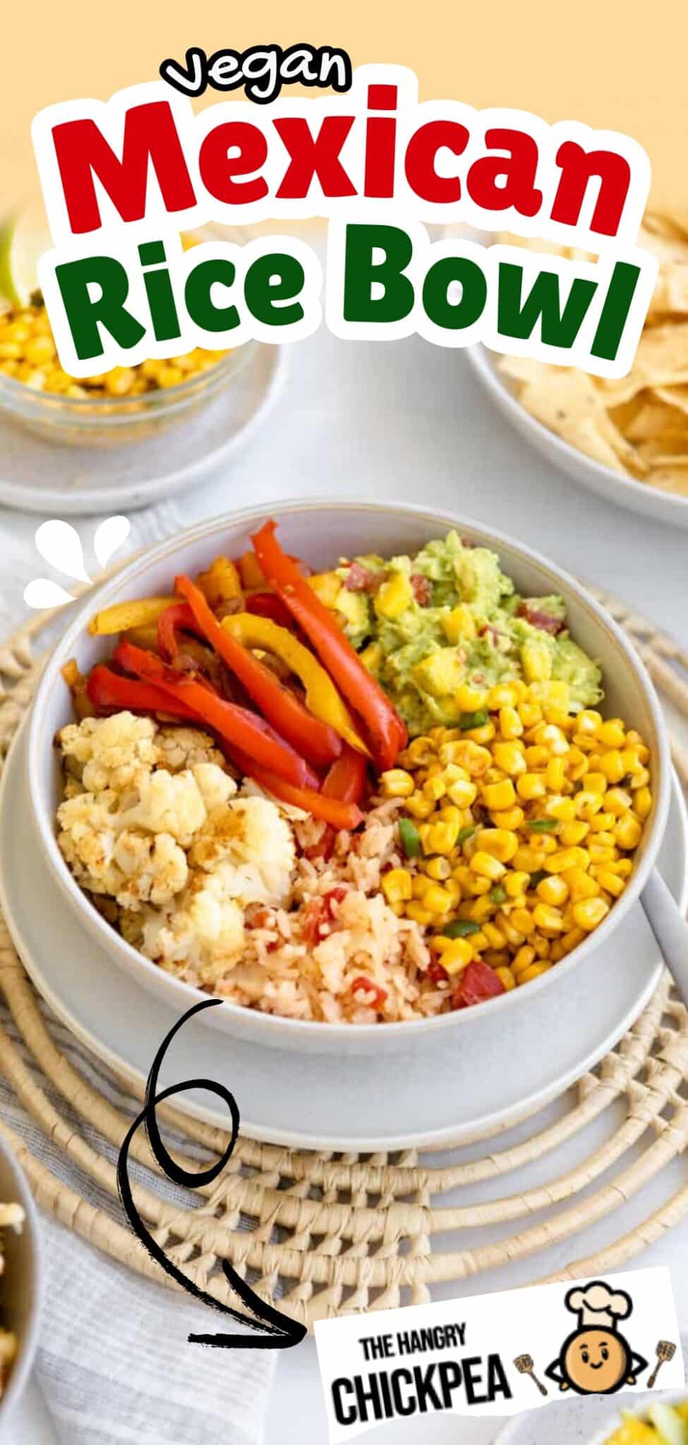 Vegan Mexican Rice Bowl - The Hangry Chickpea